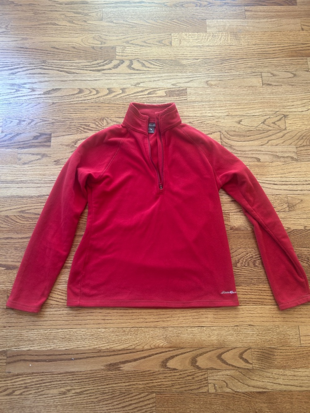 Eddie Bauer Red Pullover Size Small